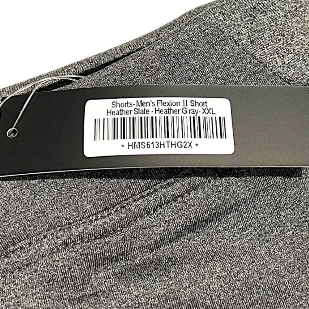 NWT Hylete Flexion II Men's XXL Heather Gray Athletic Training‎ Shorts - Picture 6 of 16